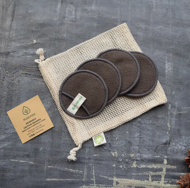 Reusable Cotton Rounds - Bamboo Charcoal