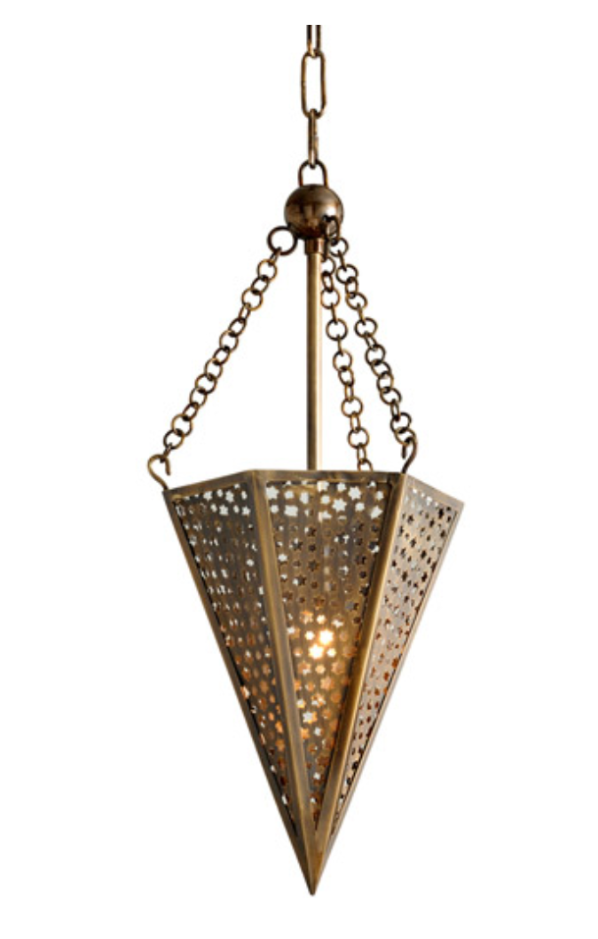 Star Of The East 1 Light 10 inch Old World Bronze Mini Pendant Ceiling Light