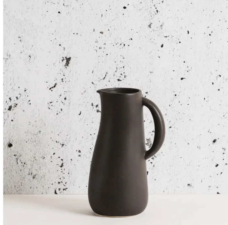 Stoneware Jug | Dadasi 50 oz Matte Black