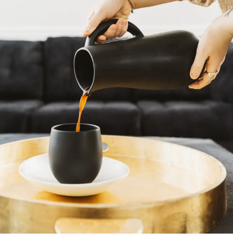 Stoneware Jug | Dadasi 50 oz Matte Black