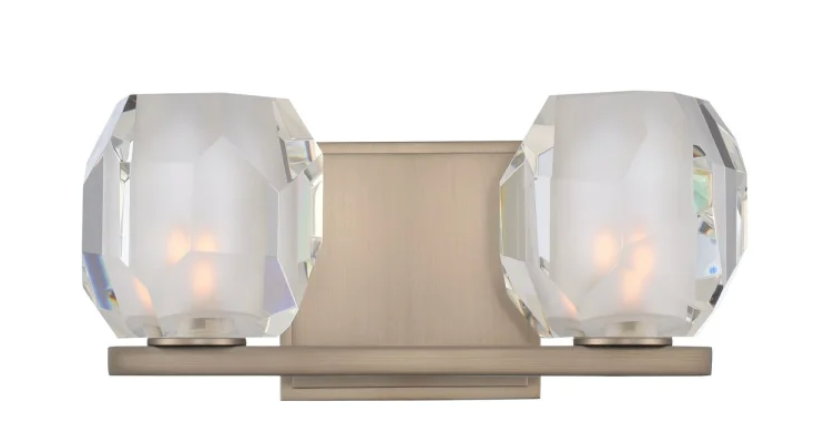 Regent 2 Light 11" Wide LED Bathroom Vanity Light