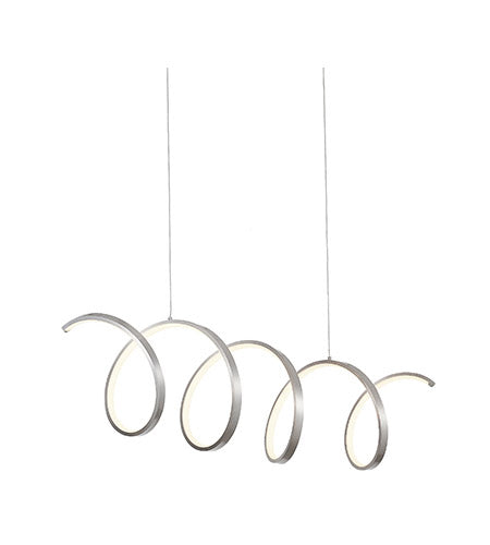 Synergy LED 10 inch Brass Pendant Ceiling Light in Antique Silver