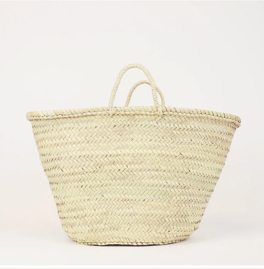 Straw Bag - Miami French Market Basket-Large